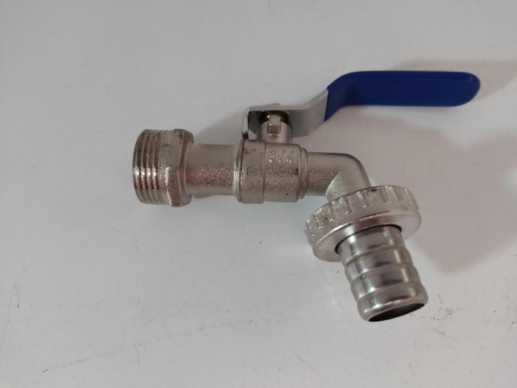 Кран шаровой водоразборный под шланг 3/4" ручка