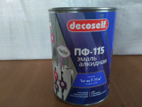 ПУФАС Эмаль ПФ-115 синяя Decoself (0,9кг)