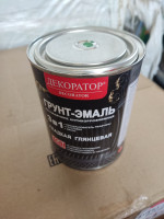 Грунт-эмаль "Декоратор" 3в1 зеленая (Бан. 0,8кг)