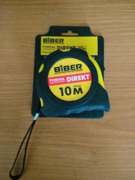 БИБЕР 40105 Рулетка 10м