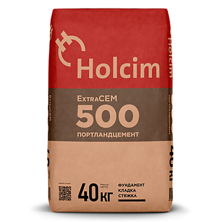 Цемент 40 КГ (м-500)  Holcim