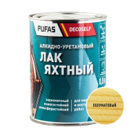 ПУФАС ЛАК яхтный полуматовый Decoself (0,8кг)